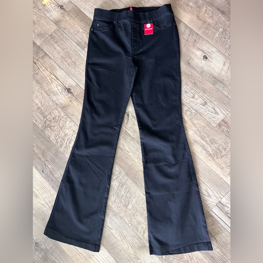 Spanx Flare Jeans XL Tall Black NWT!